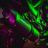 GPR escape compatível com  Zontes Gk 125 2022-2024, Furore Evo4 Nero, Sistema homologado com catalisador linha completa, silencioso mais coletor 
