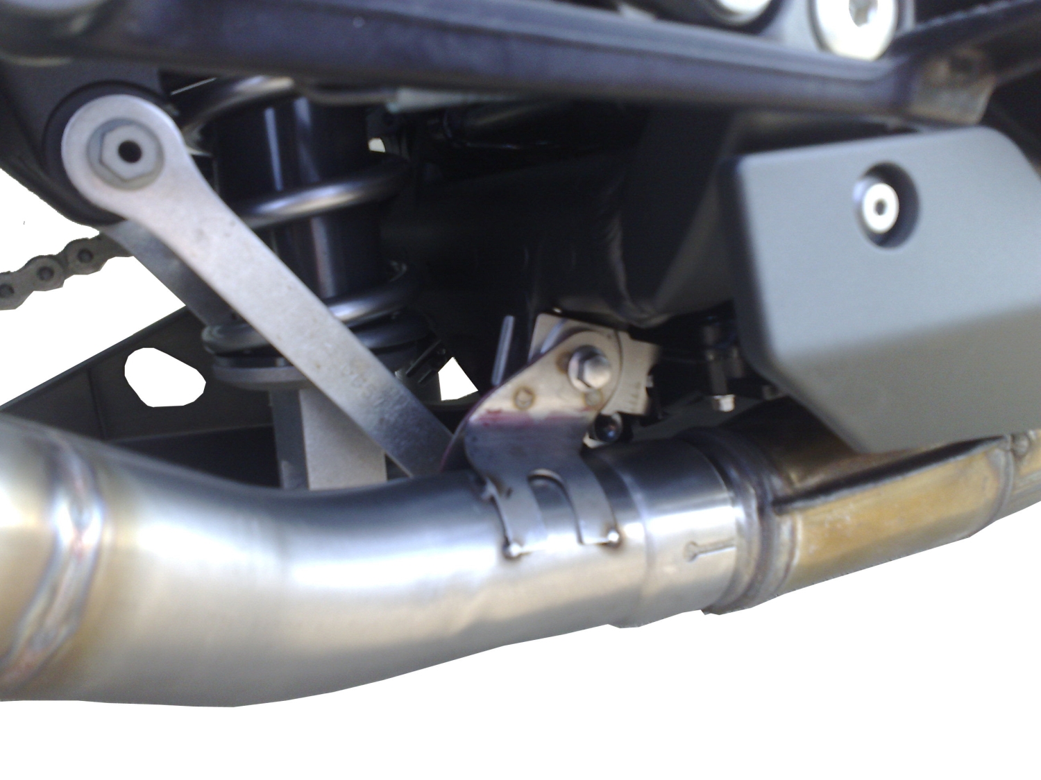 Escape compatível com Kawasaki ZX-10R 2008-2009, Decatalizzatore, Sistema racing Sistema de tubo para eliminar o catalisador 