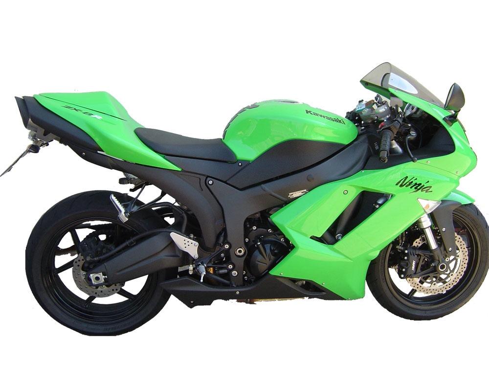 Escape compatível com Kawasaki Zx-6R 2007-2008, Tiburon Titanium, Escape legal, homologado, silenciador com db killer removível e tubo de ligação específico 