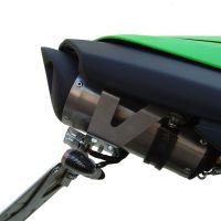 Escape compatível com Kawasaki Zx-6R 2007-2008, Tiburon Titanium, Escape legal, homologado, silenciador com db killer removível e tubo de ligação específico 