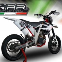 Escape compatível com Ajp PR 5 2015-2018, Albus Ceramic, Escape legal, homologado, silenciador com db killer removível e tubo de ligação específico 