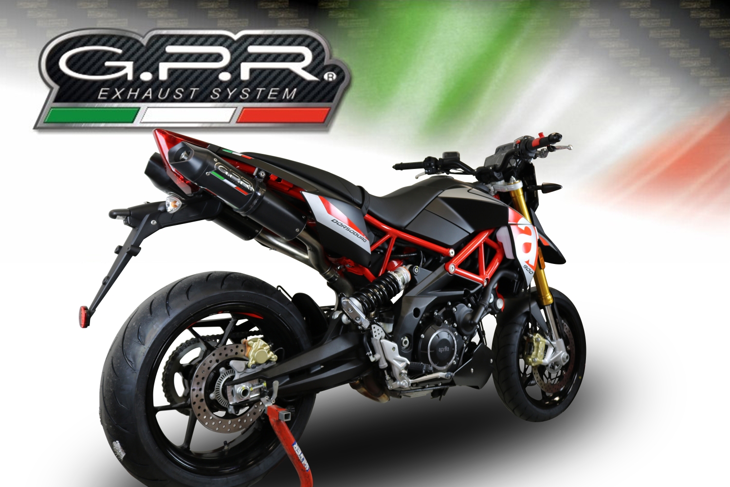 Escape compatível com Aprilia Dorsoduro 900 2017-2020, Furore Evo4 Nero, Par de silenciosos de escape homologadas, com db killer removível e tubos de ligação específicos 