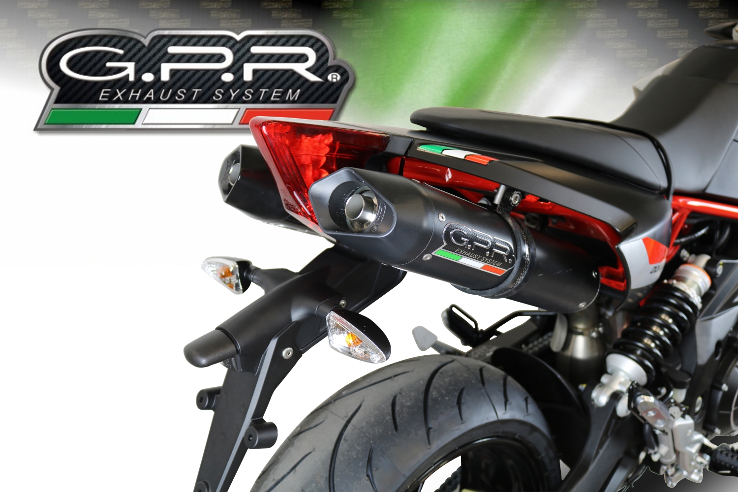 Escape compatível com Aprilia Dorsoduro 900 2017-2020, Furore Evo4 Nero, Par de silenciosos de escape homologadas, com db killer removível e tubos de ligação específicos 