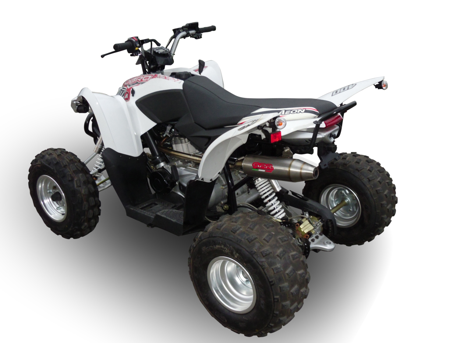 Escape compatível com Aeon Cobra 400 2017-2020, Deeptone Atv, Sistema homologado,legal, linha completa, incluindo db killer removível mais coletor 