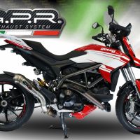 Escape compatível com Ducati Hyperstrada -Hypermotard 939 EURO 4 2016-2019, Powercone Evo, Sistema homologado,legal, linha completa, incluindo db killer removível mais coletor 
