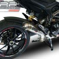 Escape compatível com Ducati Hyperstrada -Hypermotard 939 EURO 4 2016-2019, Powercone Evo, Sistema homologado,legal, linha completa, incluindo db killer removível mais coletor 