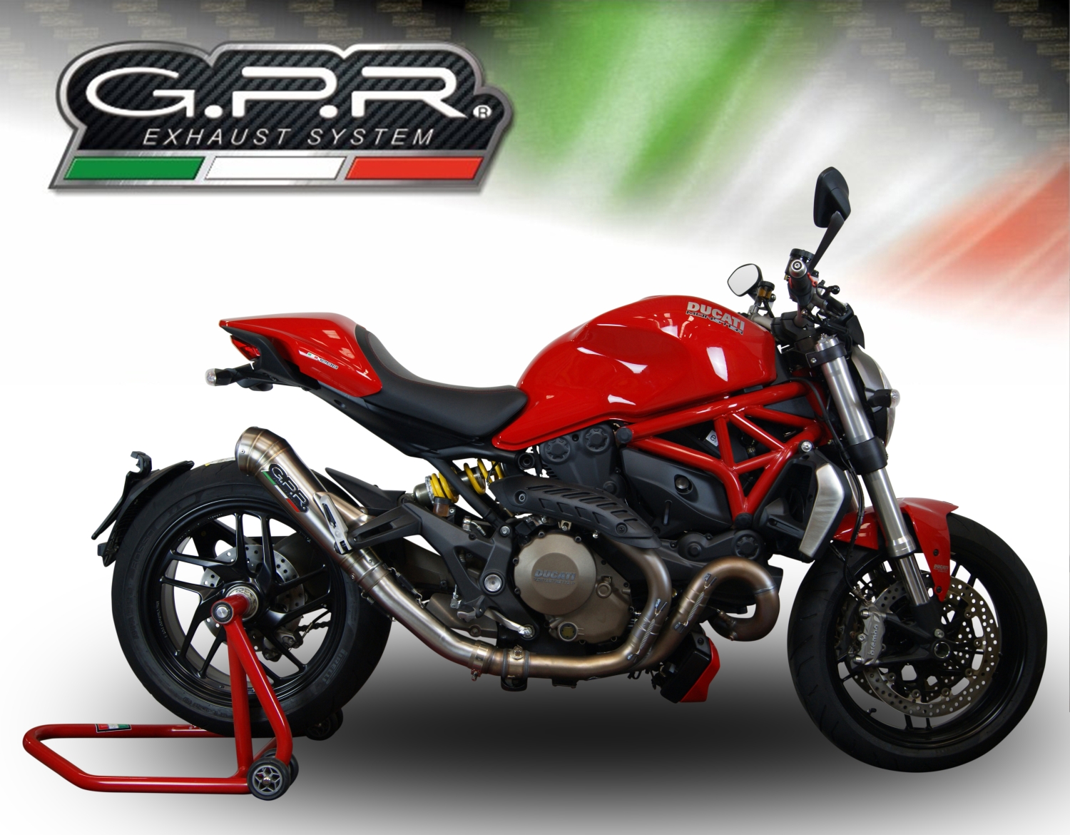 Escape compatível com Ducati Monster 1200 S -R 2017-2021, Powercone Evo, Sistema homologado,legal, linha completa, incluindo db killer removível mais coletor 