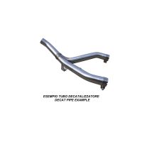 GPR escape compatível com Suzuki Gladius 650 2008-2015, Decatalizzatore, Sistema racing Silencioso com tubo de ligação 