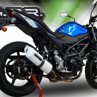 Escape compatível com Suzuki Sv 650 A 2021-2025, Albus Evo4, Escape legal, homologado, silenciador com db killer removível e tubo de ligação específico 