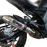 Escape compatível com Benelli 502 C 2021-2024, Deeptone Inox, Escape legal, homologado, silenciador com db killer removível e tubo de ligação específico 