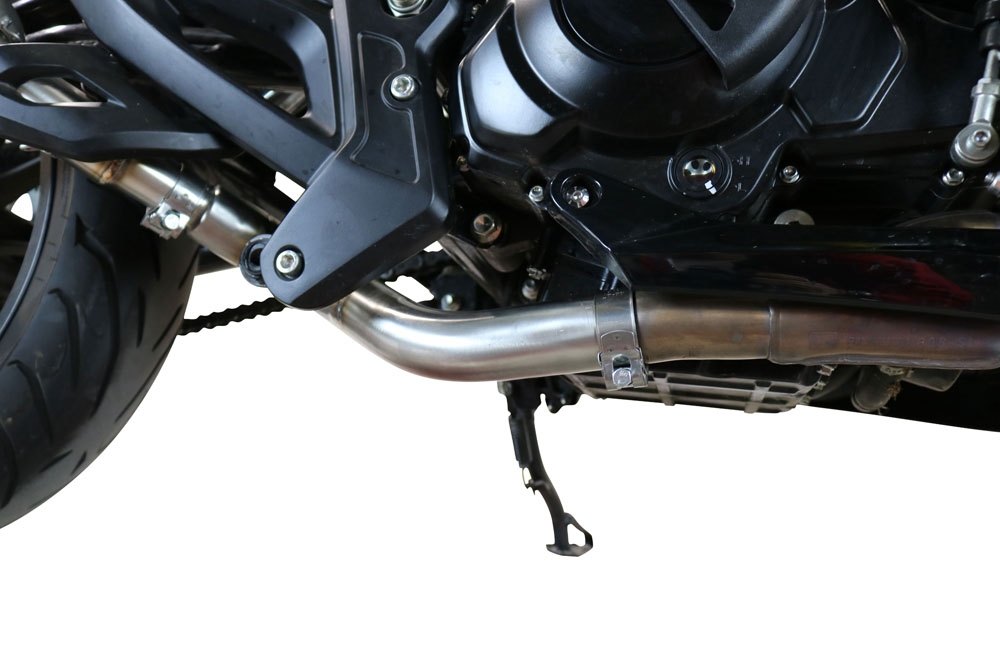 Escape compatível com Benelli 502 C 2021-2024, Decatalizzatore, Sistema racing Sistema de tubo para eliminar o catalisador 