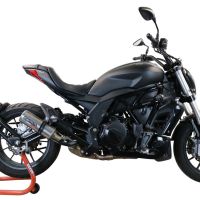 Escape compatível com Benelli 502 C 2021-2024, M3 Inox , Escape legal, homologado, silenciador com db killer removível e tubo de ligação específico 