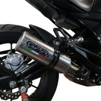 Escape compatível com Benelli 502 C 2021-2024, M3 Inox , Escape legal, homologado, silenciador com db killer removível e tubo de ligação específico 