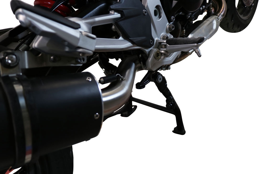 Escape compatível com Bmw F 900 XR-R 2020-2025, Furore Evo4 Poppy, Escape legal, homologado, silenciador com db killer removível e tubo de ligação específico 