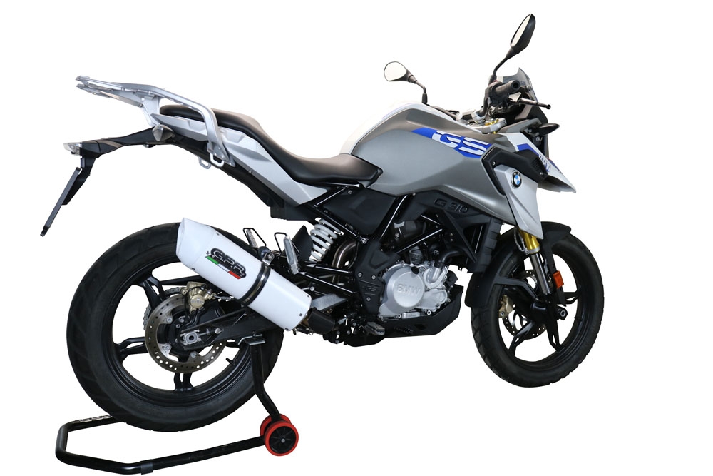 Escape compatível com Bmw G 310 Gs 2022-2024, Albus Evo4, Escape completo, não legal para países da UE, com db killer removível 
