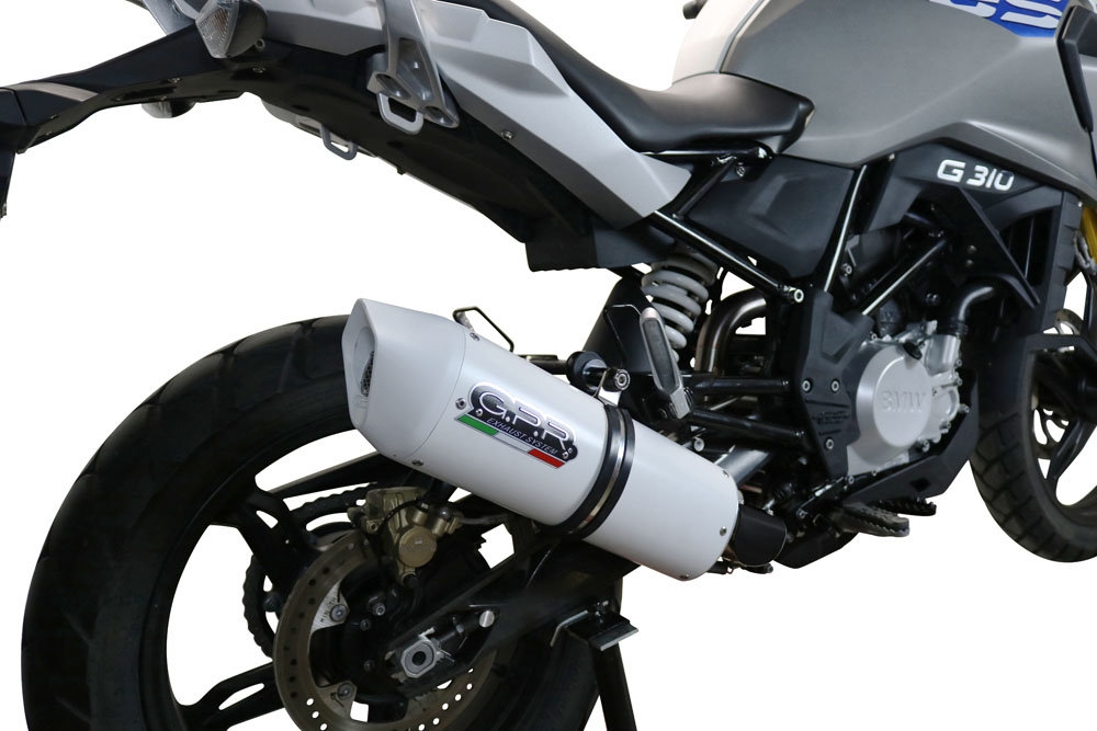 Escape compatível com Bmw G 310 Gs 2022-2024, Albus Evo4, Escape completo, não legal para países da UE, com db killer removível 