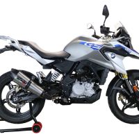 GPR escape compatível com  Bmw G 310 Gs 2022-2024, New Grand Prix Evo Titanium, Sistema homologado com catalisador linha completa, silencioso mais coletor 