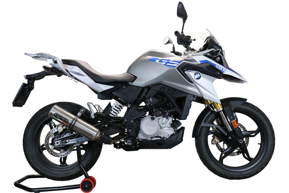 Escape compatível com Bmw G 310 Gs 2017-2021, M3 Inox , Escape completo, não legal para países da UE, com db killer removível 