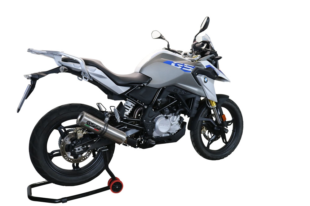 Escape compatível com Bmw G 310 Gs 2017-2021, M3 Inox , Escape completo, não legal para países da UE, com db killer removível 