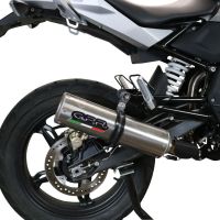 GPR escape compatível com  Bmw G 310 Gs 2017-2021, M3 Titanium Natural, Sistema homologado com catalisador linha completa, silencioso mais coletor 