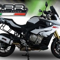 Escape compatível com Bmw S 1000 XR -M 2017-2019, Albus Evo4, Escape legal, homologado, silenciador com db killer removível e tubo de ligação específico 