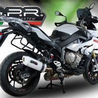 Escape compatível com Bmw S 1000 XR -M 2017-2019, Albus Evo4, Escape legal, homologado, silenciador com db killer removível e tubo de ligação específico 
