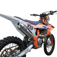 Escape compatível com Gas Gas EX 450F 2024-2025, Pentacross FULL Titanium, Escape racing linha completa, silencioso mais coletor com dbkiller, não homologado 