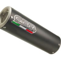 Escape compatível com Benelli Bn 125 2021-2024, M3 Black Titanium, Escape completo, não legal para países da UE, com db killer removível 