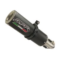 Escape compatível com Benelli Bn 125 2021-2024, M3 Black Titanium, Escape completo, não legal para países da UE, com db killer removível 