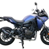 Escape compatível com Yamaha Tracer 7 2021-2024, Furore Nero, Escape completo, não legal para países da UE, com db killer removível 