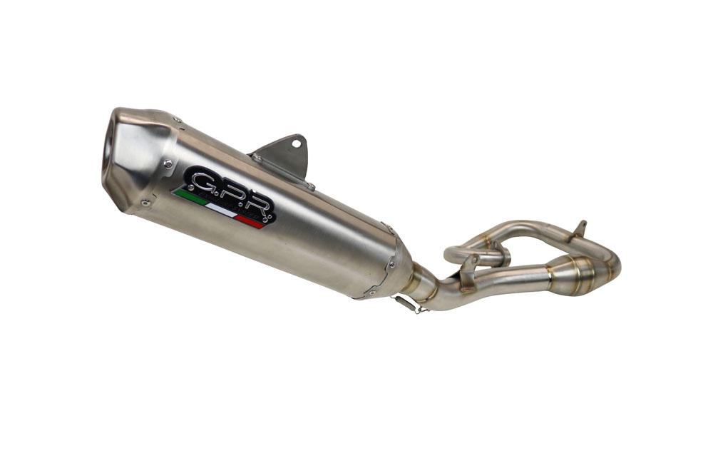Escape compatível com Gas Gas EC 450F 2021-2023, Pentacross Inox, Escape racing linha completa, silencioso mais coletor com dbkiller, não homologado 