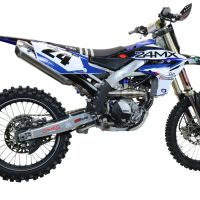 Escape compatível com Yamaha YZ 250 FX 2020-2025, Pentacross FULL Titanium, Escape racing linha completa, silencioso mais coletor com dbkiller, não homologado 