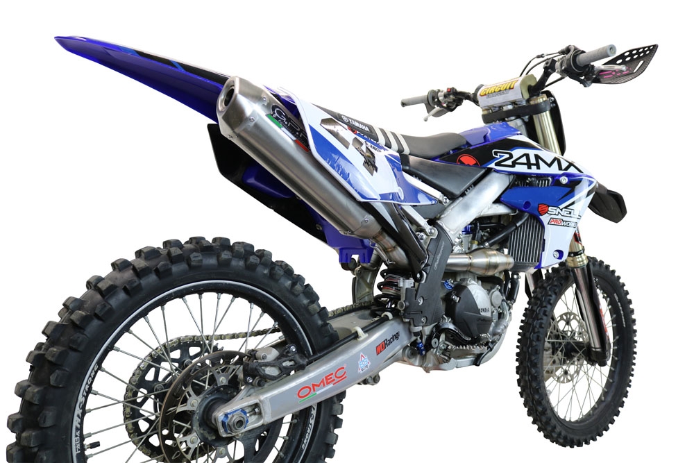 Escape compatível com Yamaha YZ 250 FX 2020-2025, Pentacross FULL Titanium, Escape racing linha completa, silencioso mais coletor com dbkiller, não homologado 