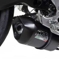 Escape compatível com Yamaha Mt-09 2017-2020, Furore Evo4 Nero, Escape completo, não legal para países da UE, com db killer removível 