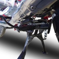 Escape compatível com Moto Guzzi Nevada 750 2008-2014, Vintacone , Par de silenciosos de escape homologadas, com db killer removível e tubos de ligação específicos 