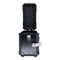 GPR TECH Par de malas laterais em alumínio sem rack específico, cor preta Capacidade 38 LT. + 38 LT. Capacidade 38 LT. + 38 LT.