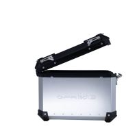 GPR TECH Par de malas laterais em alumínio sem rack específico, cor prata Capacidade 38 LT. + 38 LT. Capacidade 38 LT. + 38 LT.