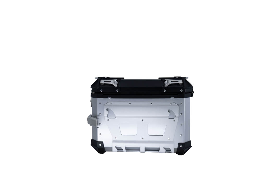 GPR TECH Par de malas laterais em alumínio sem rack específico, cor prata Capacidade 38 LT. + 38 LT. Capacidade 38 LT. + 38 LT.