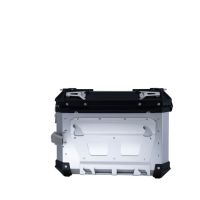 GPR TECH Par de malas laterais em alumínio sem rack específico, cor prata Capacidade 38 LT. + 38 LT. Capacidade 38 LT. + 38 LT.