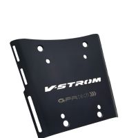 Top case maletas GPR TECH compatível com Suzuki V-Strom Dl 650 2012/2016 e3 Top Case Alpi-Tech em alumínio, cor preta com placa específica incluída Capacidade Litros 45