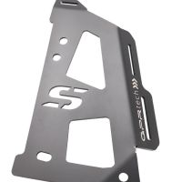 Top case maletas GPR TECH compatível com Bmw R 1200 Gs 2017/2018 e4 Top Case Alpi-Tech em alumínio, cor prata com placa específica incluída Capacidade Litros 55