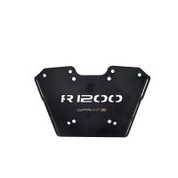 GPR TECH compatível com Bmw R 1200 Rt Lc 2017/2019 e4 Placa de encaixe específica Top Case ALPITECH 35 LT compatível com bagageiro original, aço inox com 4 pontos de ancoragem