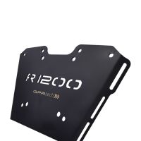 Top case maletas GPR TECH compatível com Bmw R 1200 R-Lc 2017/2019 e4 Top Case Alpi-Tech em alumínio, cor prata com placa específica incluída Capacidade Litros 45