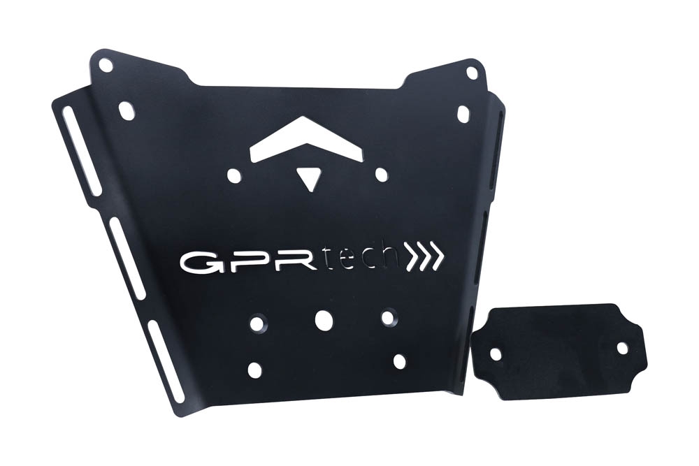 Top case maletas GPR TECH compatível com Bmw R 1250 Rt 2021/2025 Top Case Alpi-Tech em alumínio, cor preta com placa específica incluída Capacidade Litros 45