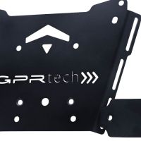 Top case maletas GPR TECH compatível com Bmw R 1250 Rt 2021/2025 Top Case Alpi-Tech em alumínio, cor preta com placa específica incluída Capacidade Litros 45