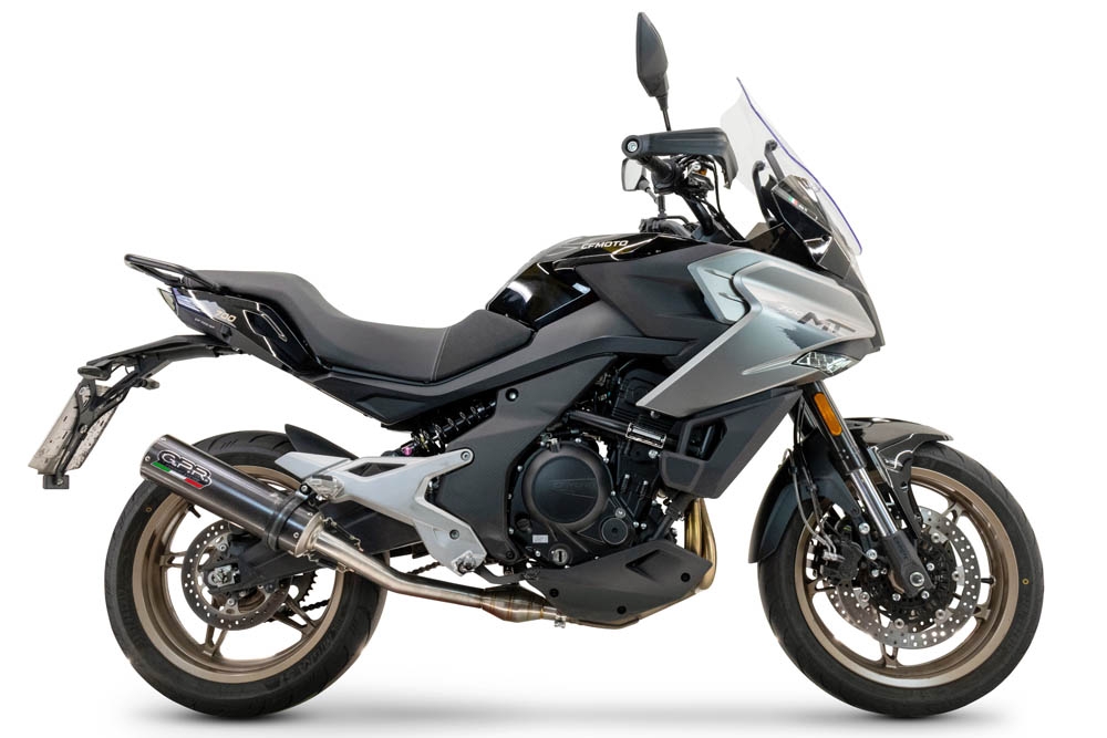 Escape compatível com Cf Moto 700 Mt 2023-2024, M3 Poppy , Escape homologado, legal para mercados NÃO europeus, incluindo tubo de ligação e db killer removível 