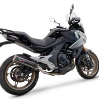 Escape compatível com Cf Moto 700 Mt 2023-2024, M3 Poppy , Escape homologado, legal para mercados NÃO europeus, incluindo tubo de ligação e db killer removível 