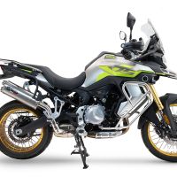 Escape compatível com Voge 900DSX 2024-2025, Dual Inox, Escape legal, homologado, silenciador com db killer removível e tubo de ligação específico 
