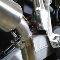 Escape compatível com Aprilia Tuareg 660 2021-2024, Satinox , Escape legal, homologado, silenciador com db killer removível e tubo de ligação específico 