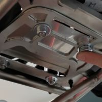 Top case maletas GPR TECH compatível com Aprilia Tuareg 660 2021/2024 e5 Top Case Alpi-Tech em alumínio, cor prata com placa específica incluída Capacidade Litros 45